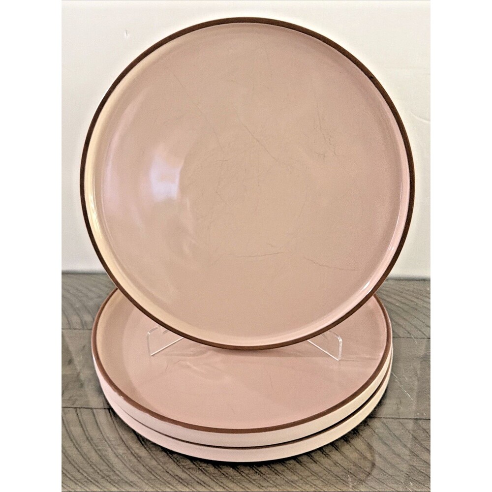Our Place Dinner Plates Set 10.5” Handcrafted Ceramic pink 'spice'